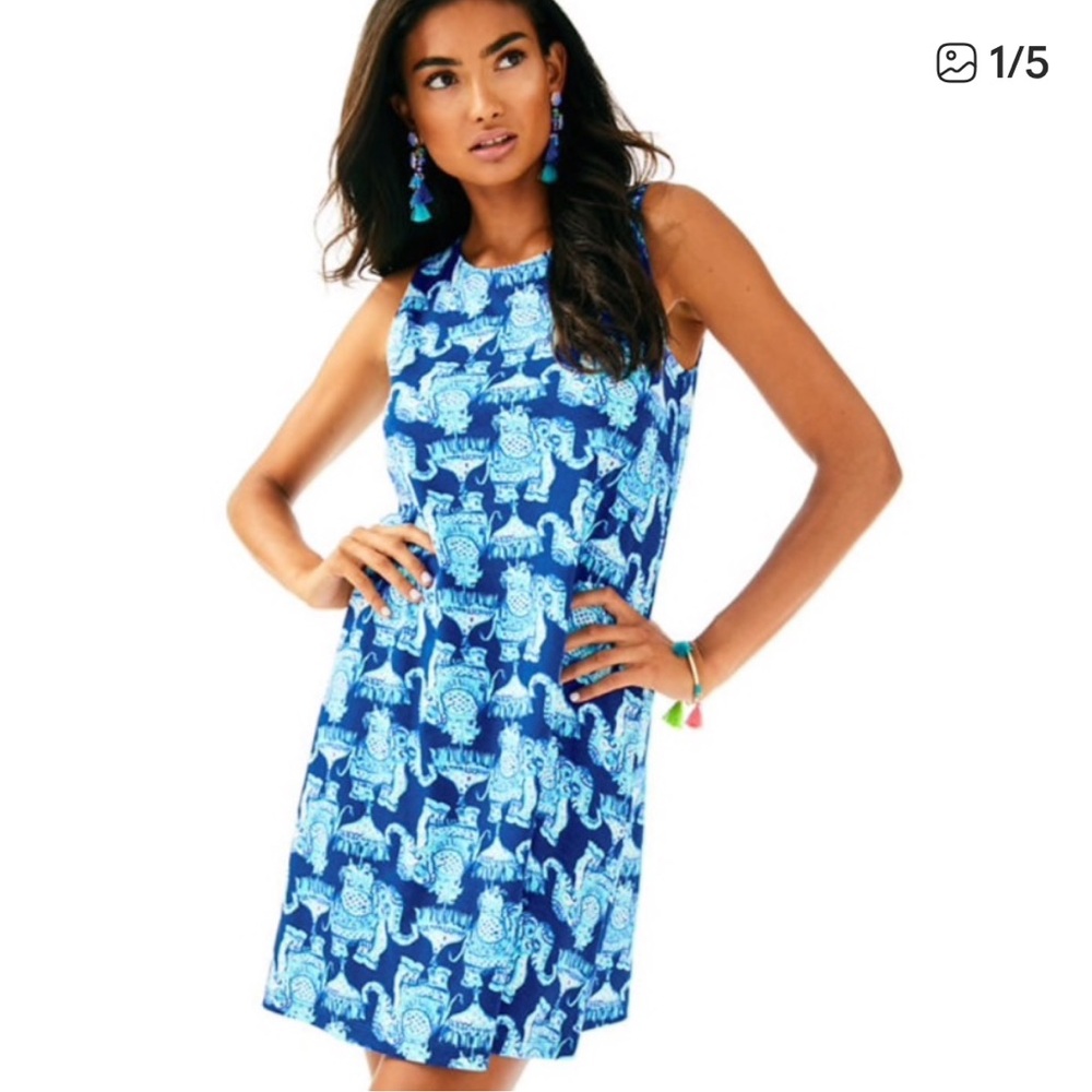 Lilly Pulitzer Kristen Dress deep indigo size XXS